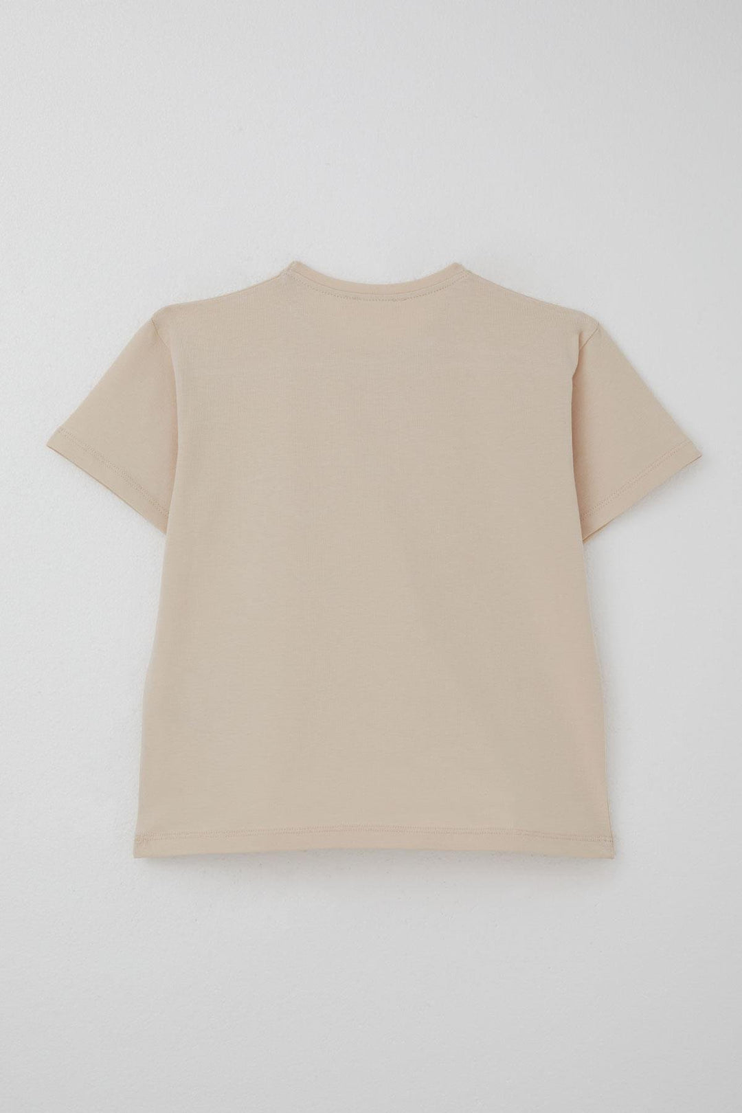 BRE Breeze Girl Child Shorts Set Knitted Flower Embroidered 62 Years, Beige - Irún