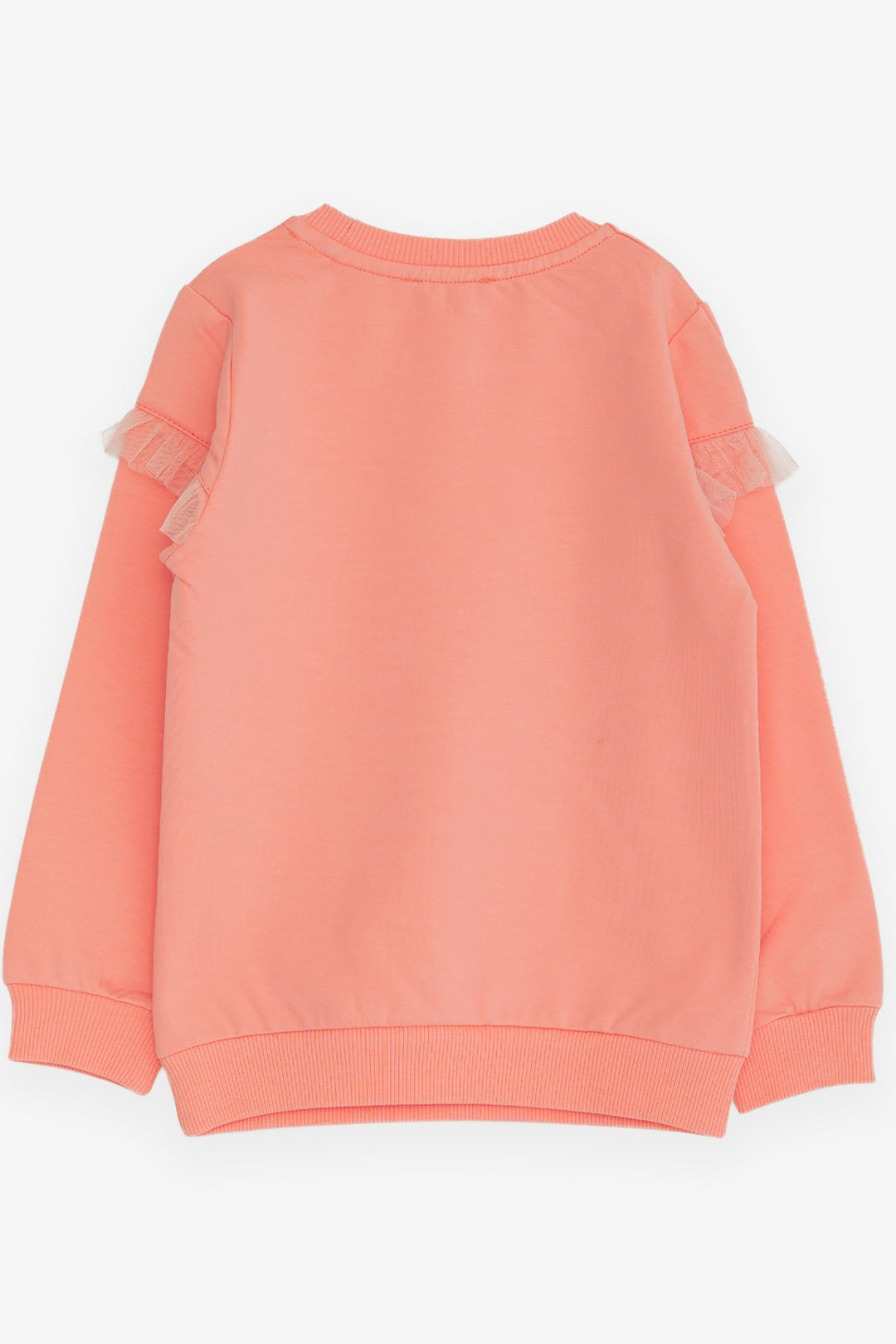 BRE Breeze Girl Child Sweatshirt with Bear Print, 1-4 Years, Salmon - Aberdeen