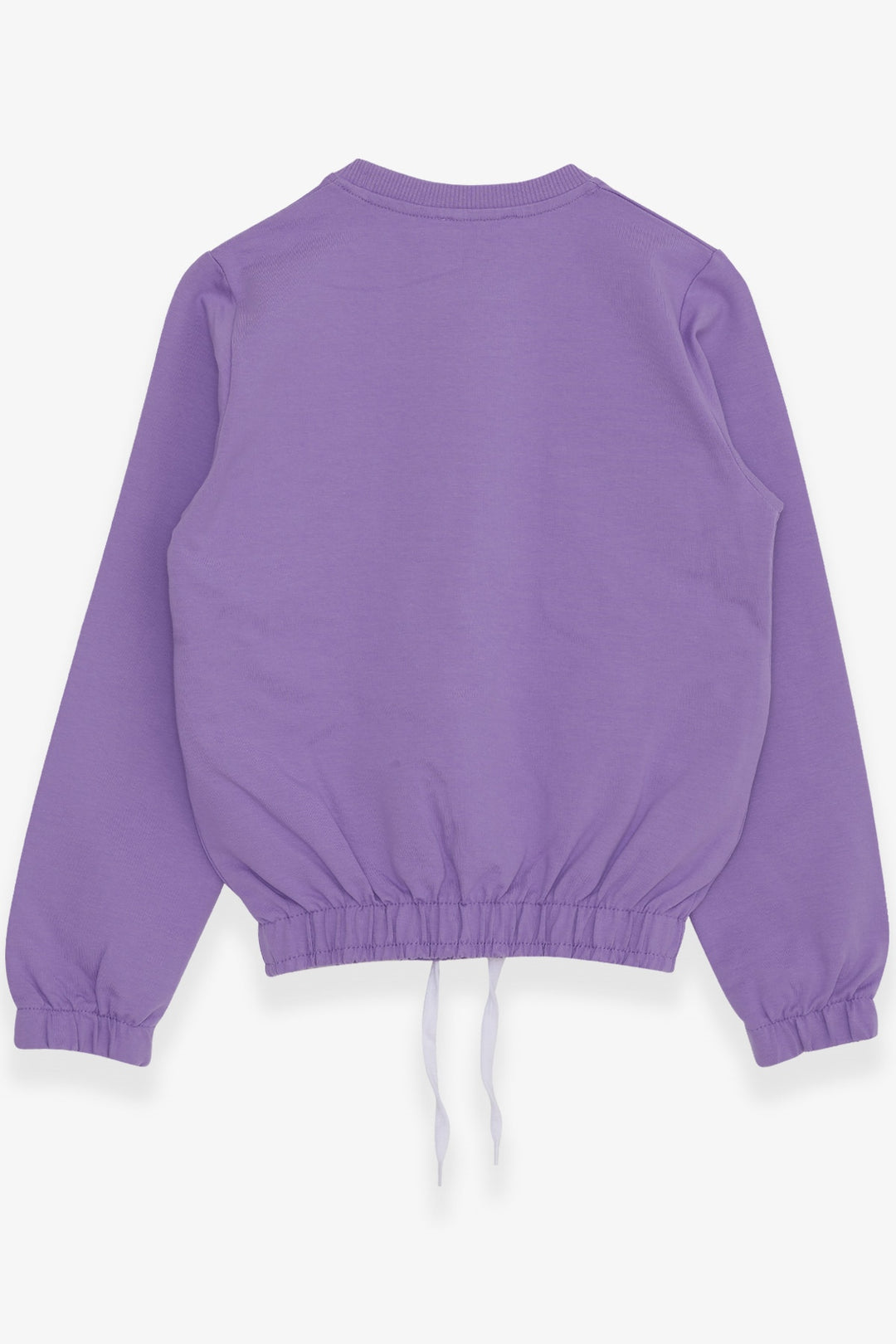 BRE Breeze Girl's Sweatshirt with Pocket and Printed Text, 84 Years, Lilac - Grand Junction