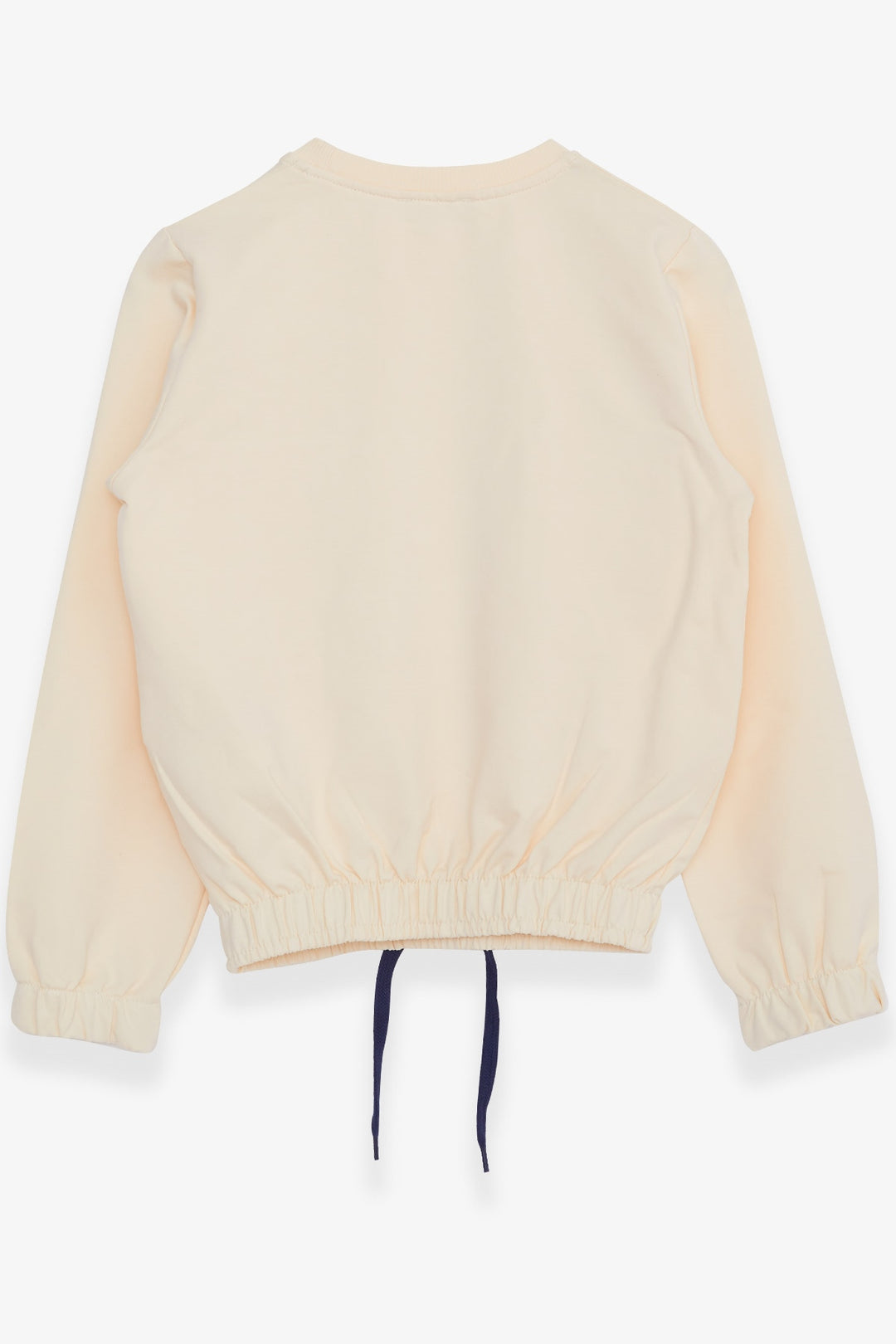 BRE Breeze Girl's Sweatshirt with Pocket and Printed Writing, 84 Years, Cream - Burnaby