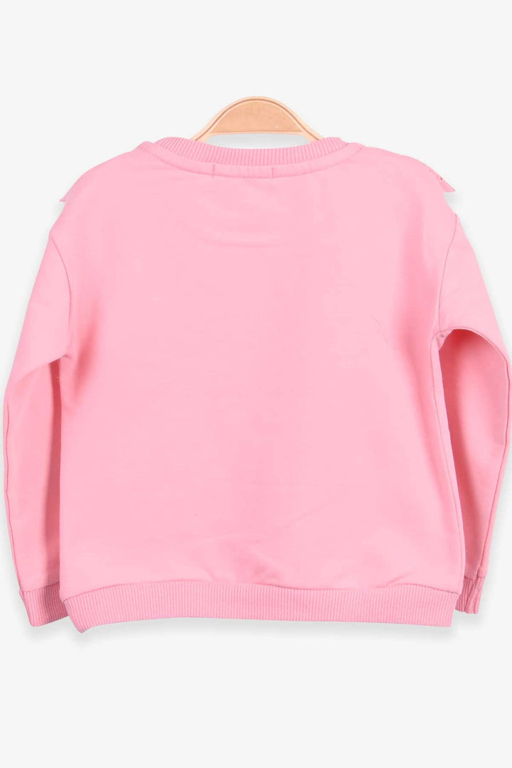 BRE Breeze Girl Child Sweatshirt with Lace 1.5-5 Years, Salmon - San Jacinto