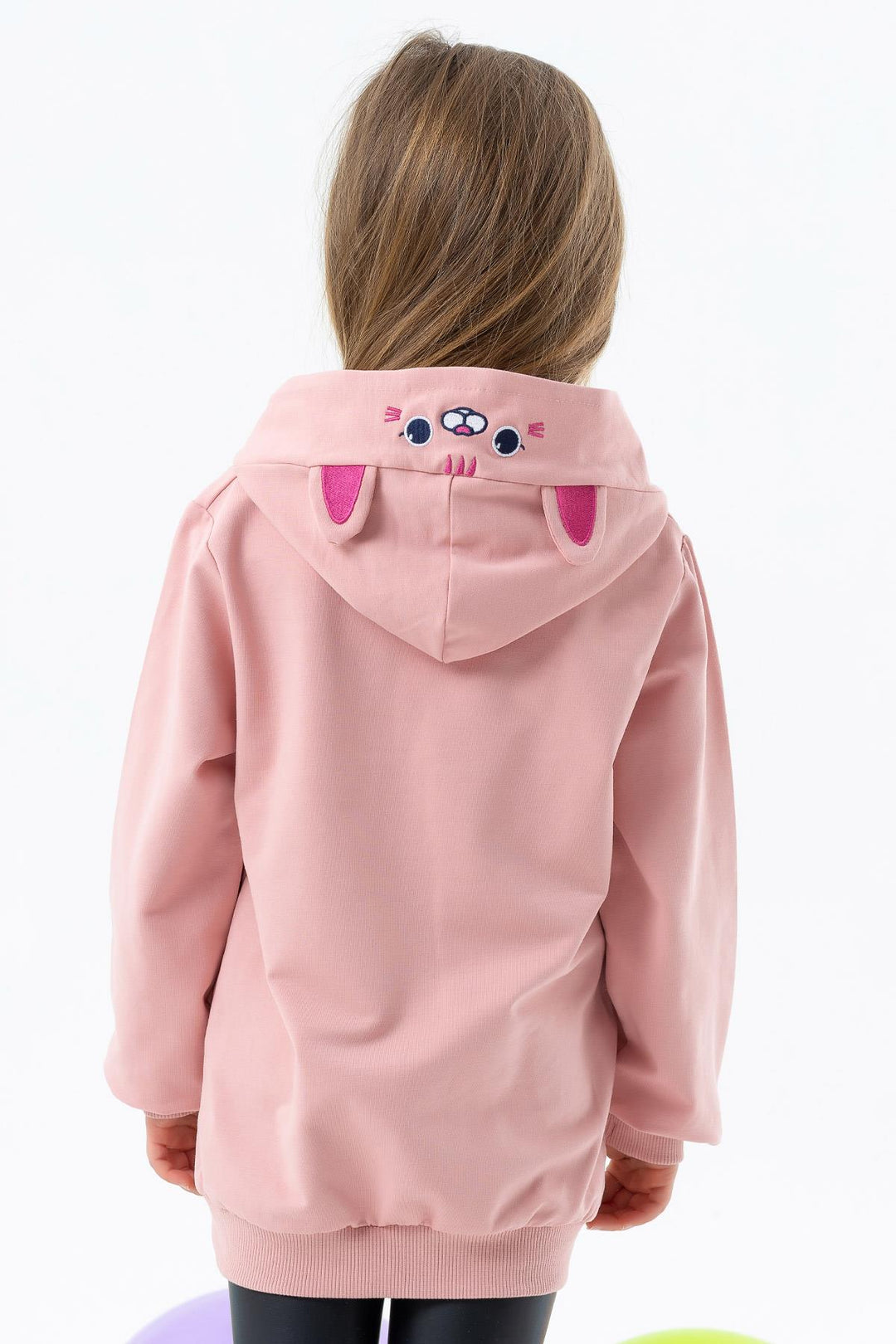 BRE Breeze Girl Child Sweatshirt Embroidered Text Printed 2-6 Years, Powder - Lakewood
