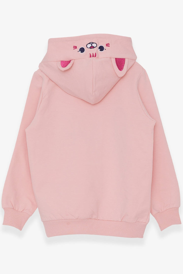 BRE Breeze Girl Child Sweatshirt Embroidered Text Printed 2-6 Years, Powder - Lakewood