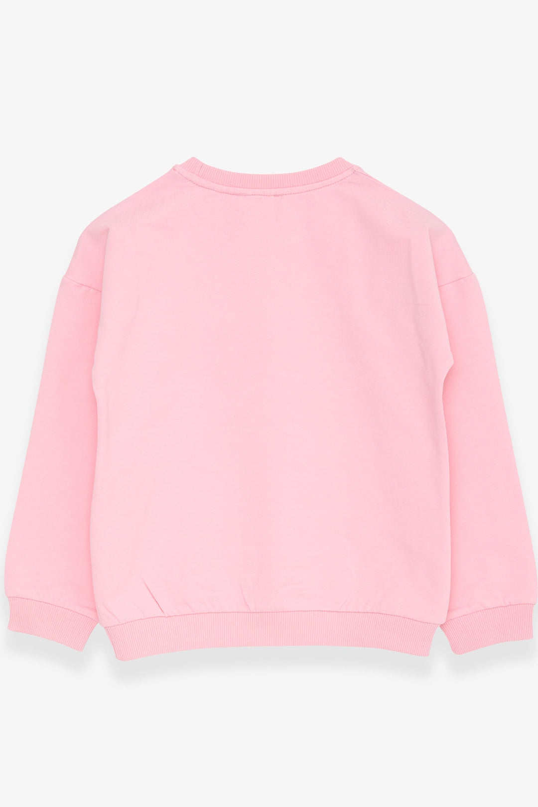 BRE Breeze Girl Child Sweatshirt with Sequin Printed Text 4-8 Years, Powder - Warren