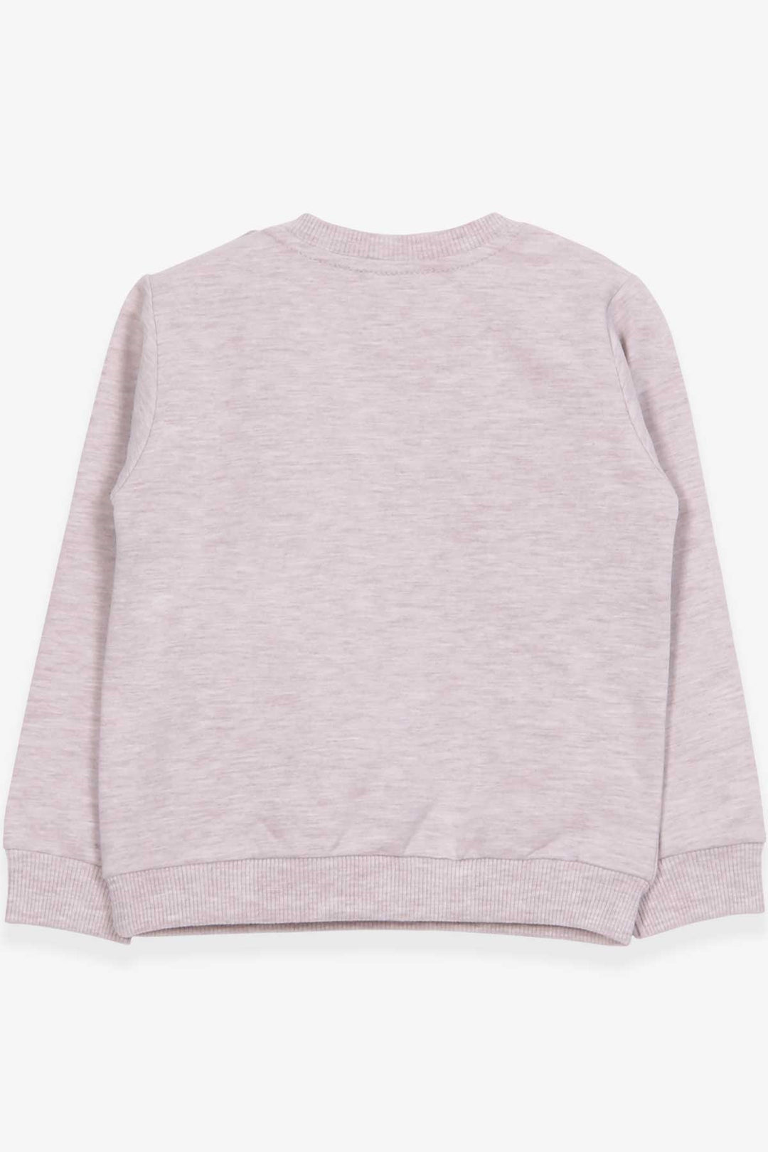 BRE Breeze Girl Child Sweatshirt with Umbrella Printed Girl 1.5-5 Years, Beige Melange - Hillsboro