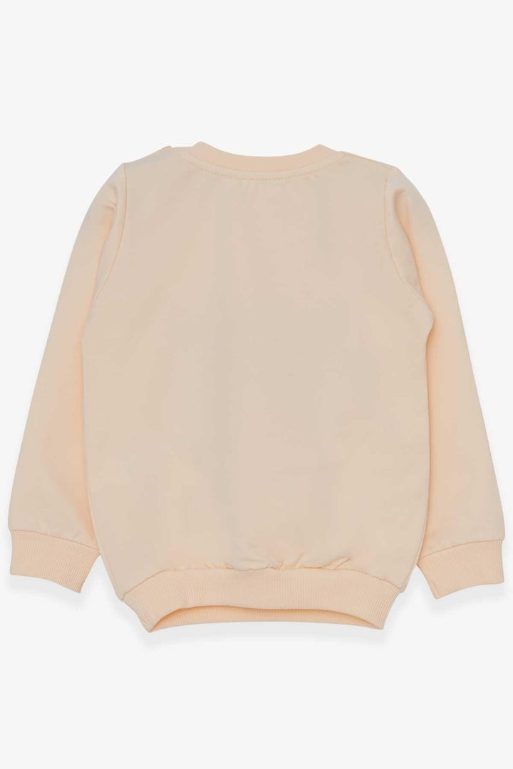 BRE Breeze Girl Child Sweatshirt Cute Animal Printed 1.5-5 Years, Cream - Bonn