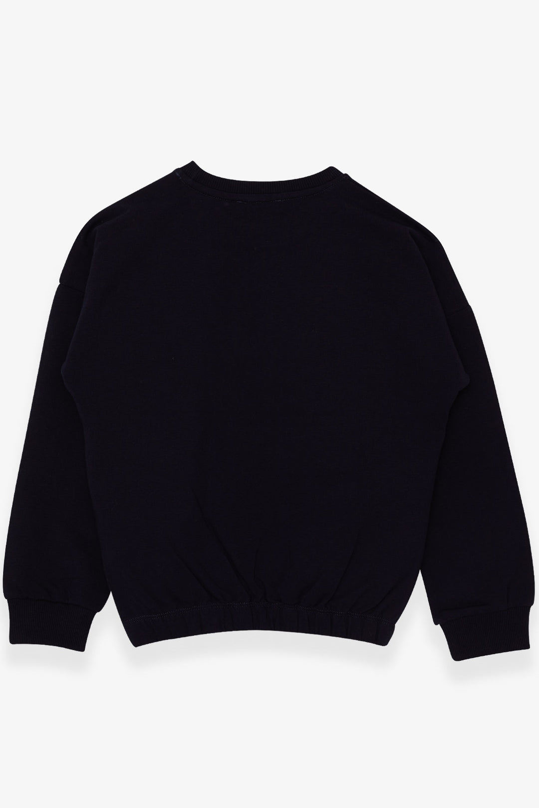 BRE Breeze Girl's Sweatshirt with Glittery Printed Text, 84 Years, Navy Blue - Chaniá