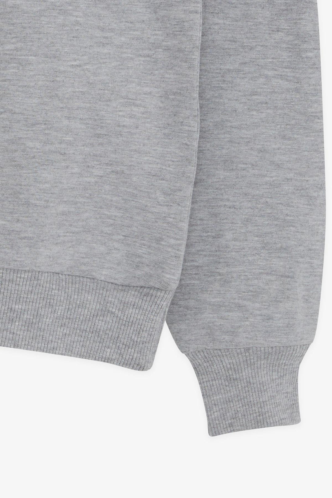 BRE Breeze Girl's Sweatshirt with Glittery Printed Text, 84 Years, Grey Melange - Jaral del Progreso