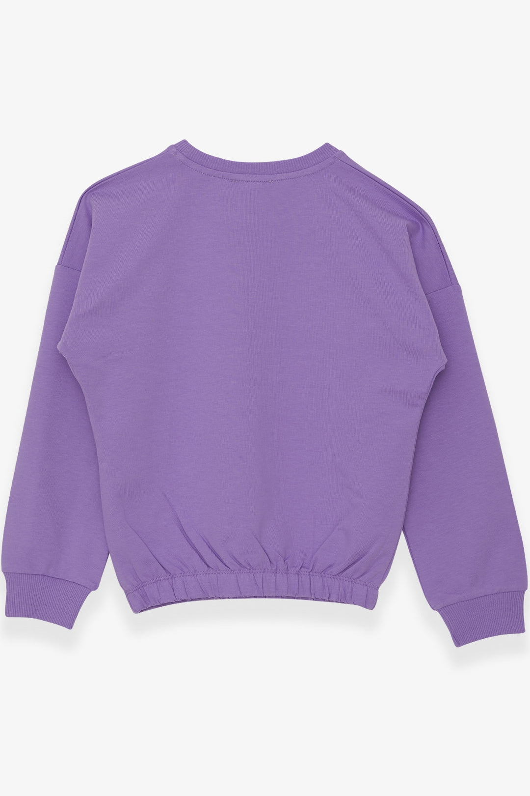 BRE Breeze Girl's Sweatshirt with Glittery Printed Text, 84 Years, Lilac - Ibbenbüren