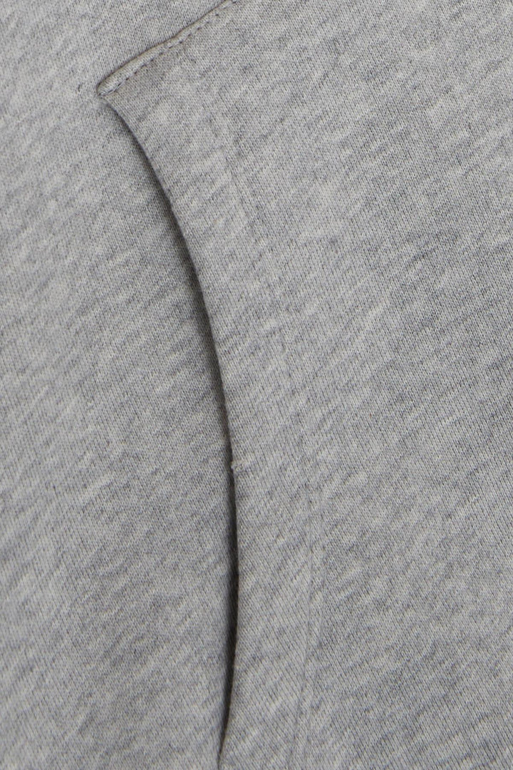 BRE Breeze Girl Child Sweatshirt Tennis Player Girl Embroidered Hooded 4-8 Years, Grey Melange - Rovenky