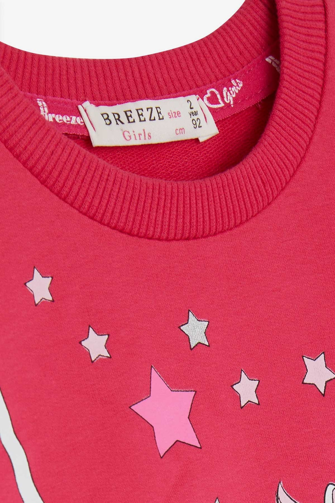 BRE Breeze Girl's Sweatshirt Unicorn 2-6 Years, Fuchsia - Drummondville