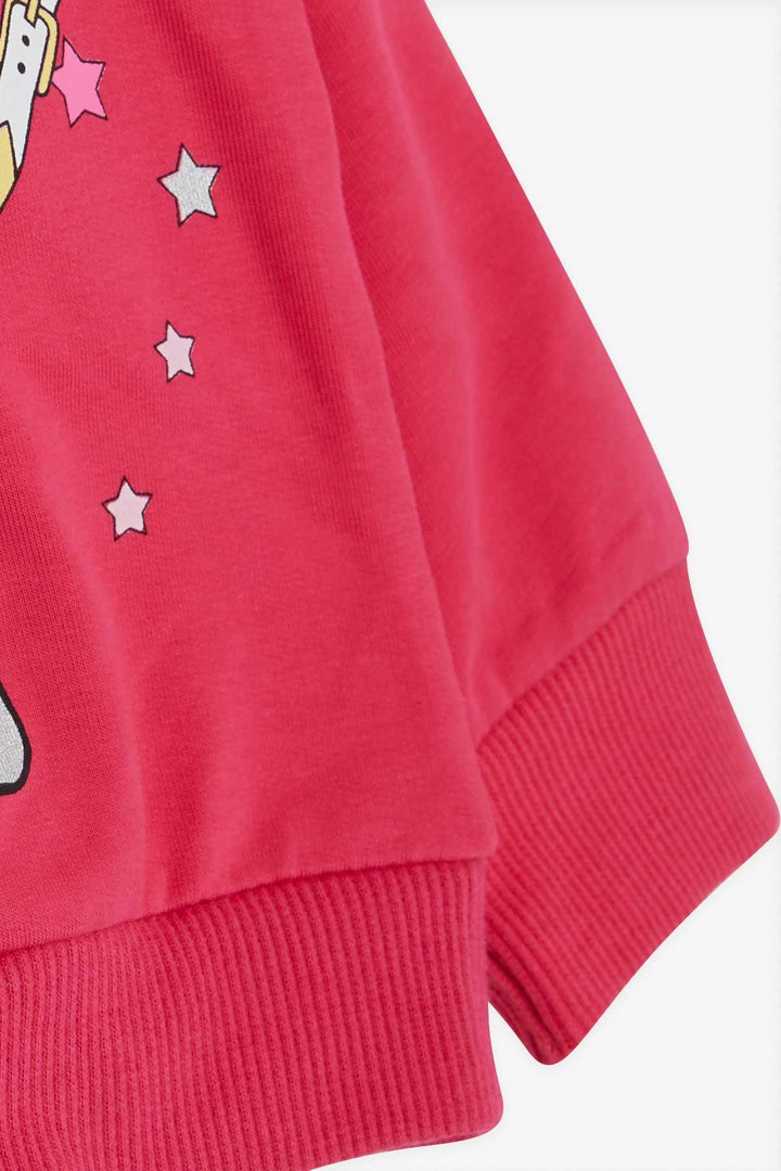 BRE Breeze Girl's Sweatshirt Unicorn 2-6 Years, Fuchsia - Drummondville