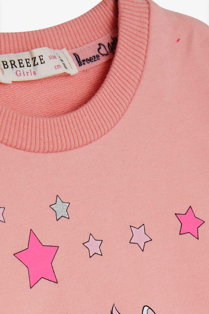 BRE Breeze Girl's Sweatshirt Unicorn 2-6 Years, Salmon - Ciudad Benito Juárez