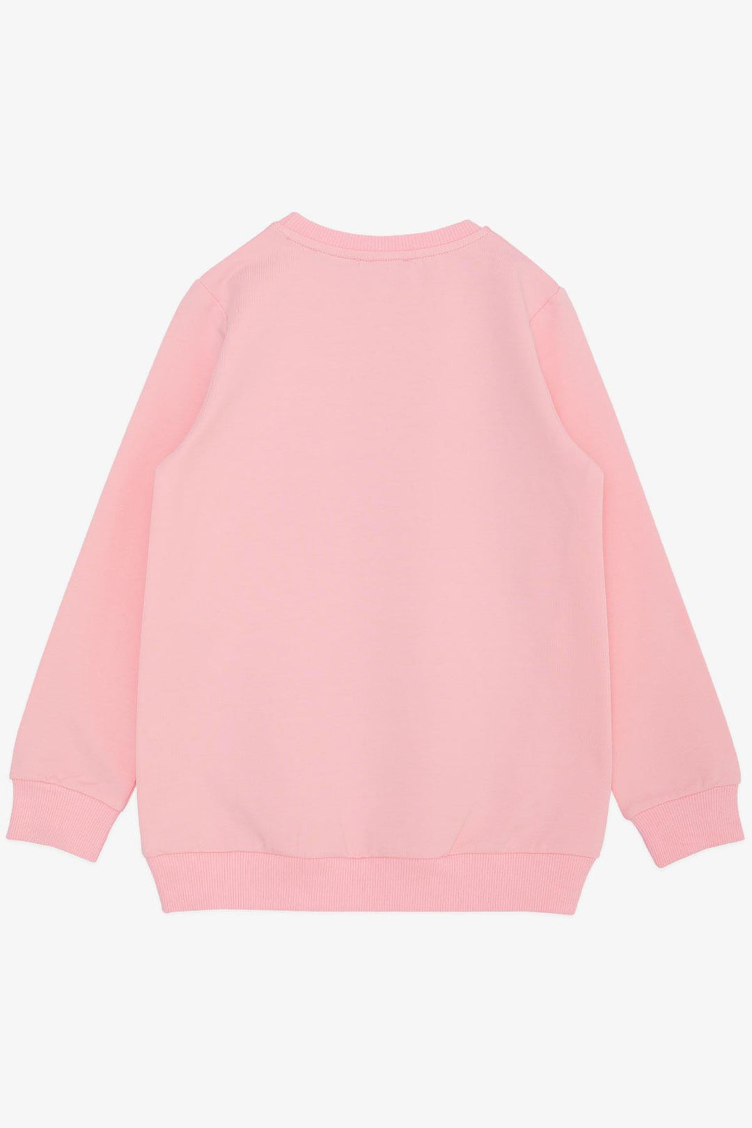 BRE Breeze Girl Child Sweatshirt with Gilded Text Print, 62 Years, Pink - San Marcos
