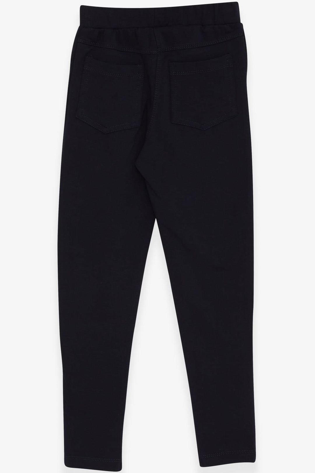 BRE Breeze Girl's Leggings with Back Pockets, 84 Years, Navy Blue - Tonalá