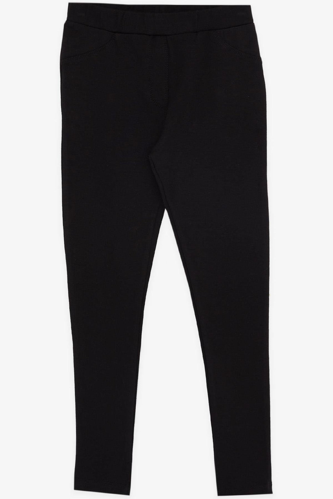 BRE Breeze Girl's Leggings Basic with Back Pockets, 84 Years, Black - Mansfield