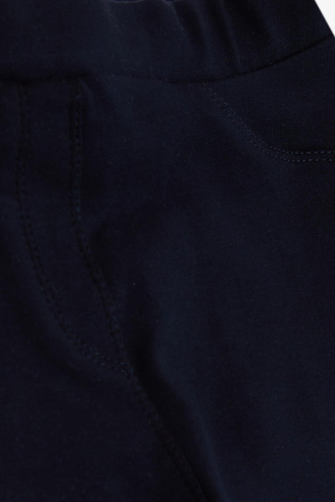 BRE Breeze Girl's Leggings Basic with Back Pockets, Navy, 84 Years - The Woodlands