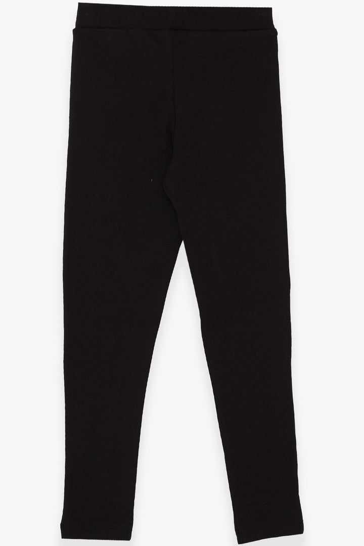 BRE Breeze Girl's Leggings Basic 84 Years, Black - Channelview