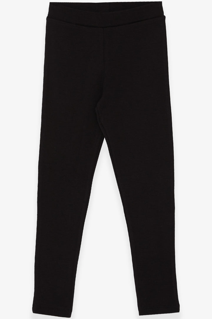 BRE Breeze Girl's Leggings Basic 84 Years, Black - Channelview