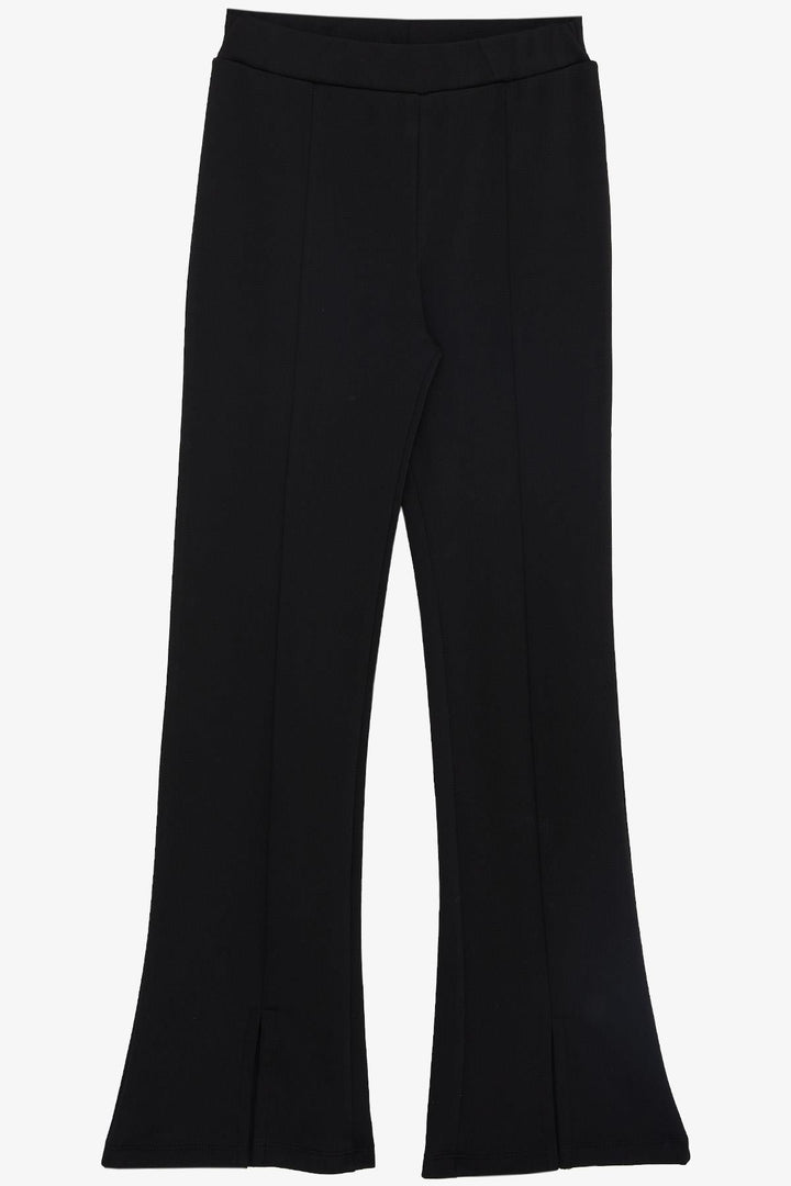 BRE Breeze Girl's Leggings Wide Leg Slit 94 Years, Black - Southport