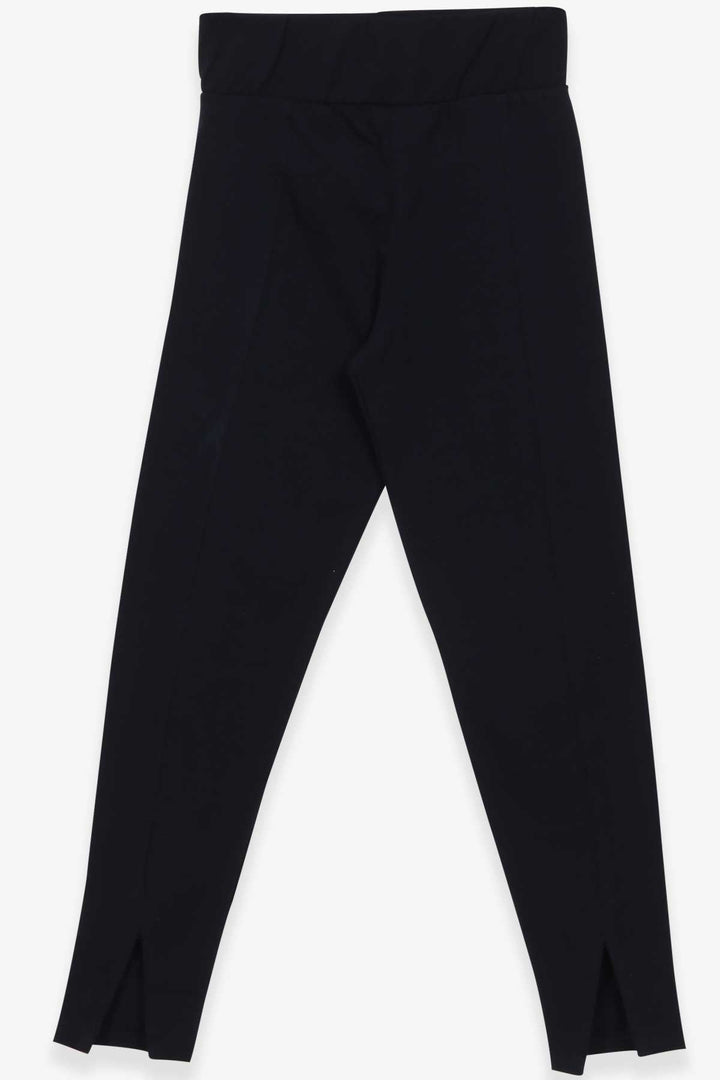 BRE Breeze Girl's Legging with Slit 84 Years, Navy Blue - Tríkala