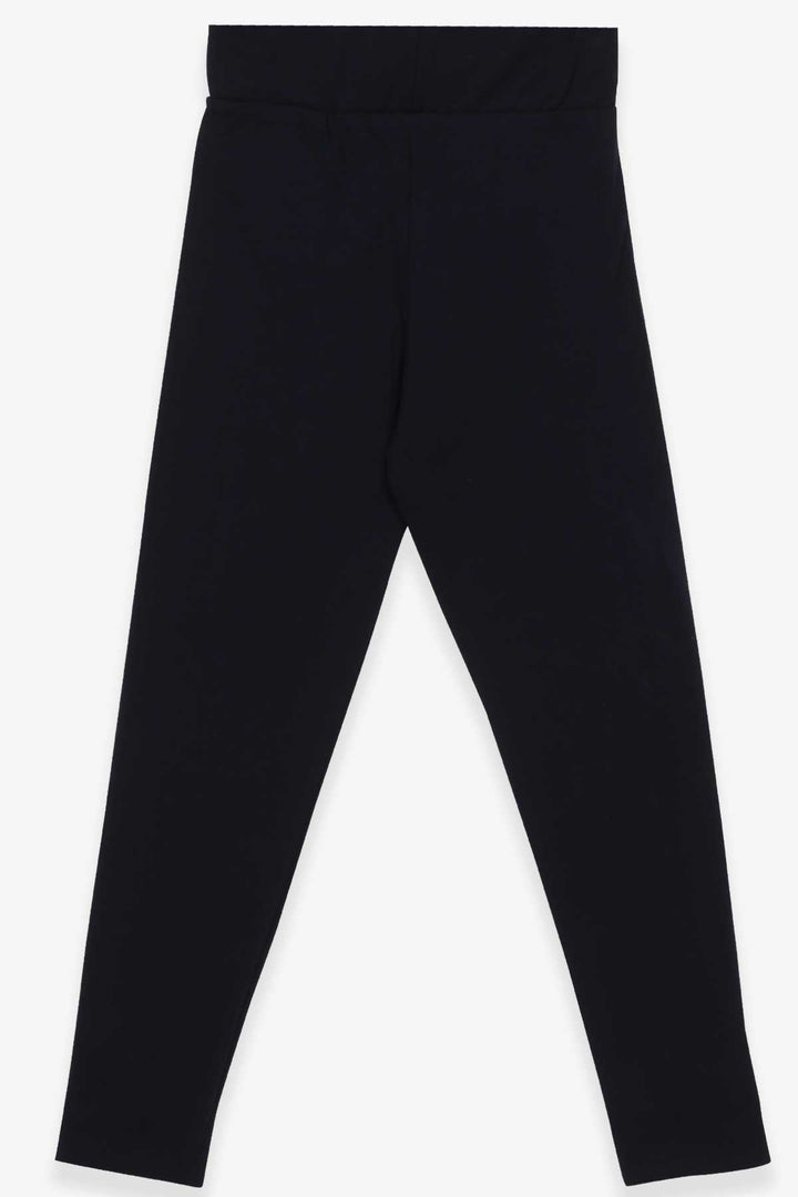 BRE Breeze Girl's Legging with Slit 84 Years, Navy Blue - Tríkala