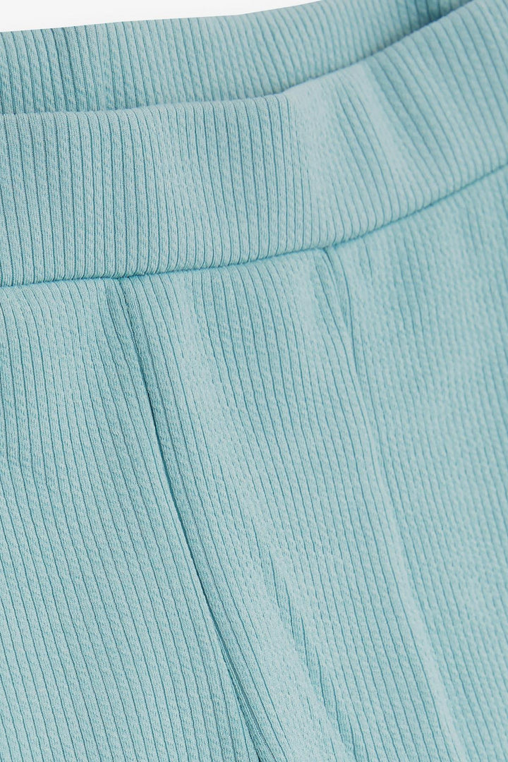 BRE Breeze Girl's Leggings Pants with Slit Spanish Hem 4-8 Years, Aqua Green - San Luis Río Colorado