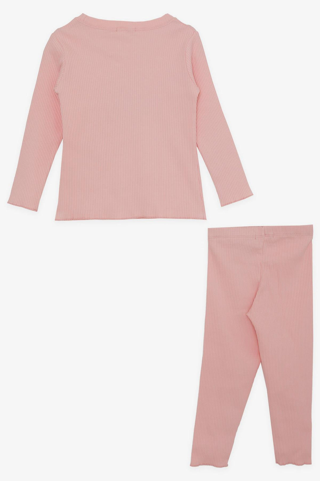 BRE Breeze Girl Leggings Set with Sequin Printed Text 1.5-5 Years, Salmon - Redding