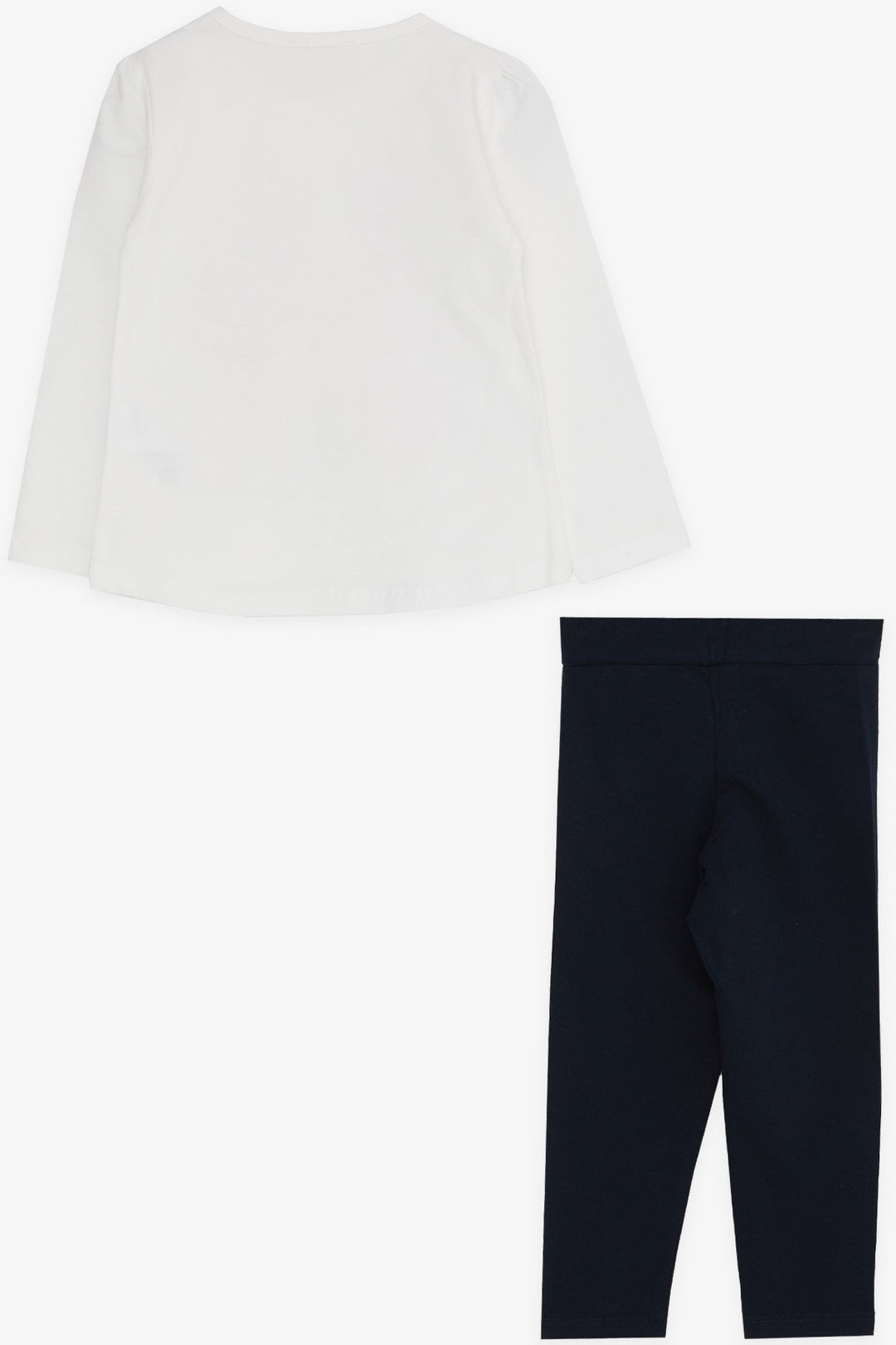 BRE Breeze Girl Child Legging Set Printed Sequined 1.5-5 Years, White - La Rinconada