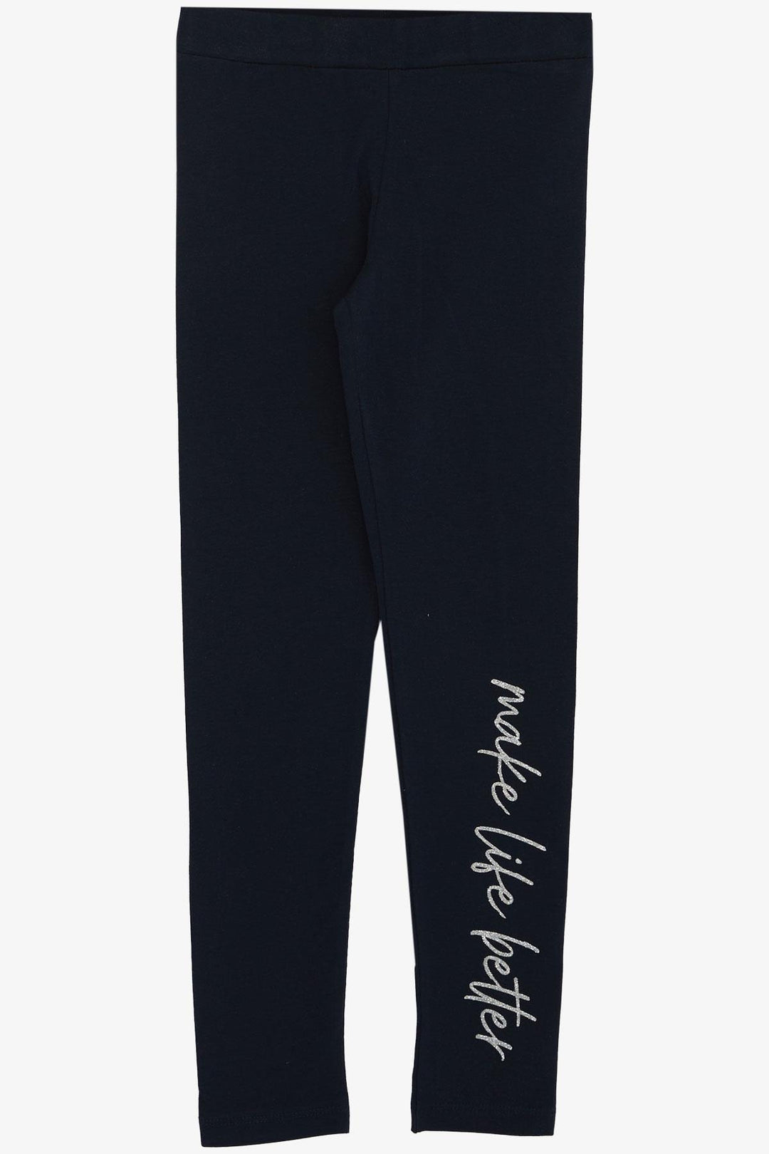 BRE Breeze Girl's Legging Set Flower & Text Printed with Bow, 50 Years, Pink - Merrillville