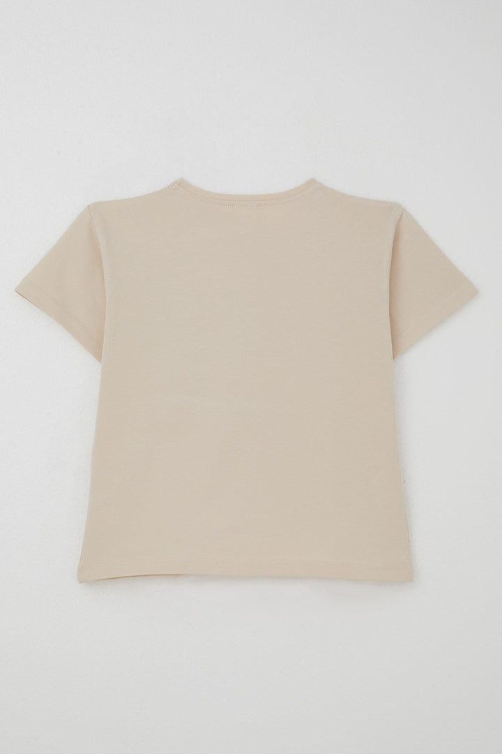 BRE Breeze Girl Child Leggings Set Queen of Flowers Cute Bear Printed 50 Years, Beige - Mandurah