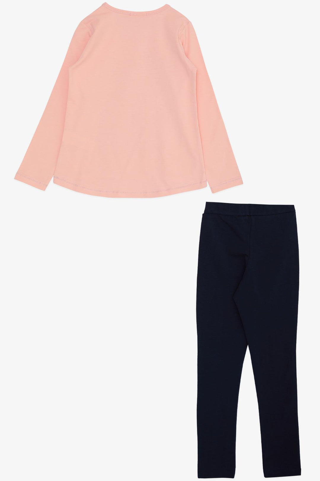 BRE Breeze Girl Child Leggings Set Strong Sweet Girl Printed 50 Years, Salmon - Whangarei