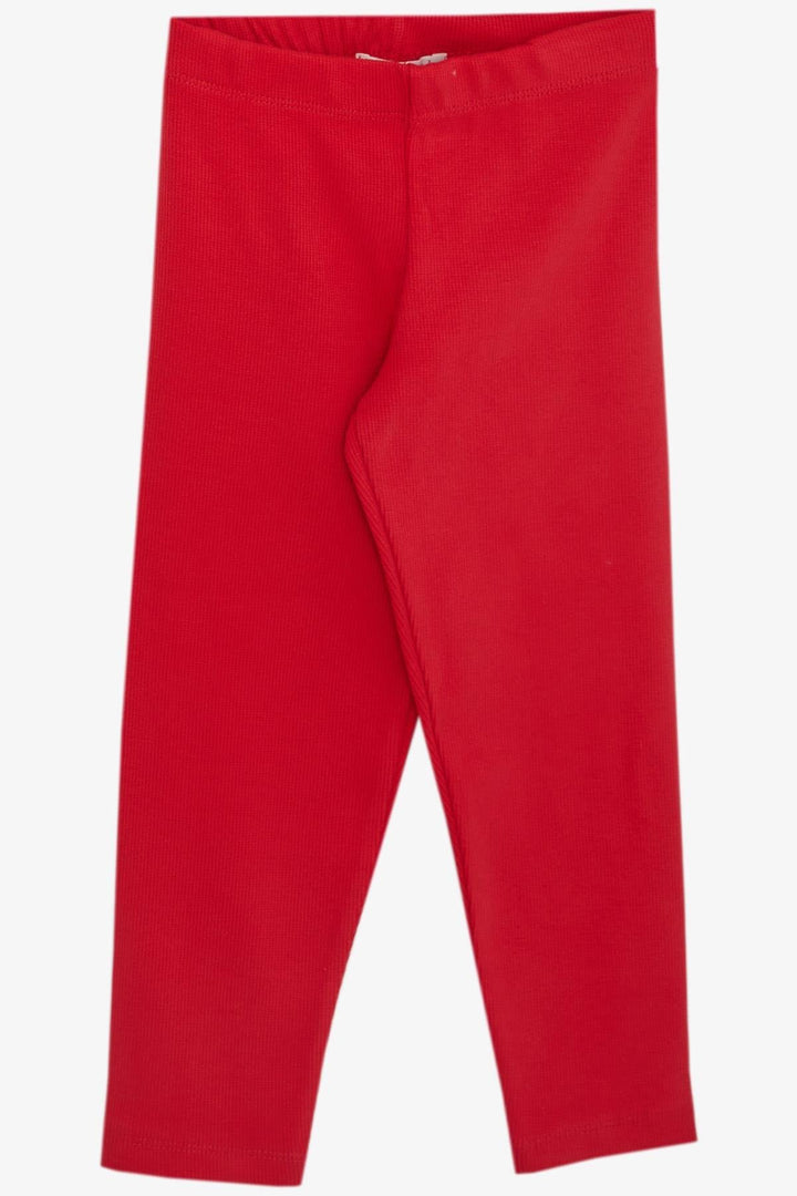 BRE Breeze Girl Child Leggings Set with Toy Bear Accessory, 2-6 Years, Pomegranate Blossom - Tenancingo