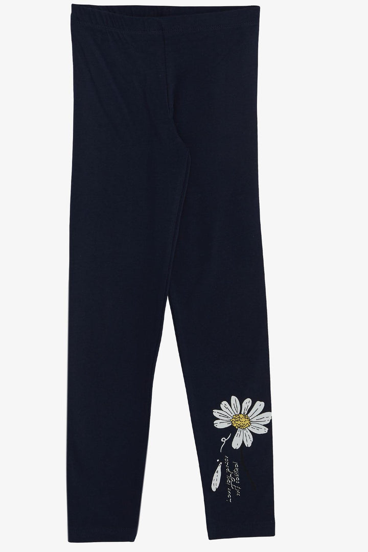 BRE Breeze Girl's Leggings Set with Daisy Print, 4-9 Years, Aqua Green - Ciudad Victoria