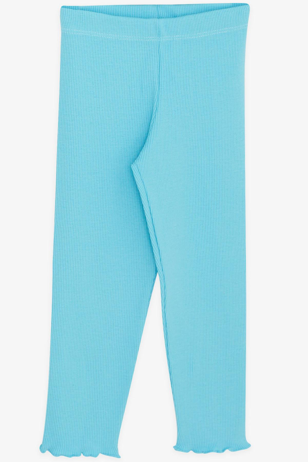 BRE Breeze Girl Child Leggings Set with Sequin Embroidered Writing, 1.5-5 Years, Turquoise - Berchem