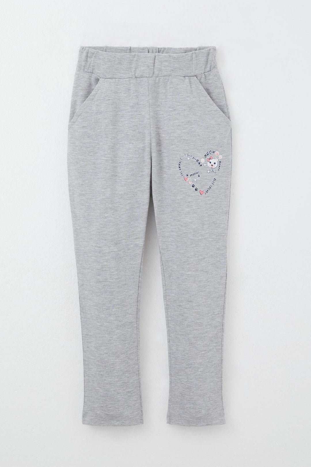 BRE Breeze Girl Child Legging Set Love Themed Cute Animal Printed 1-4 Years, Pink - Noisy-le-Grand