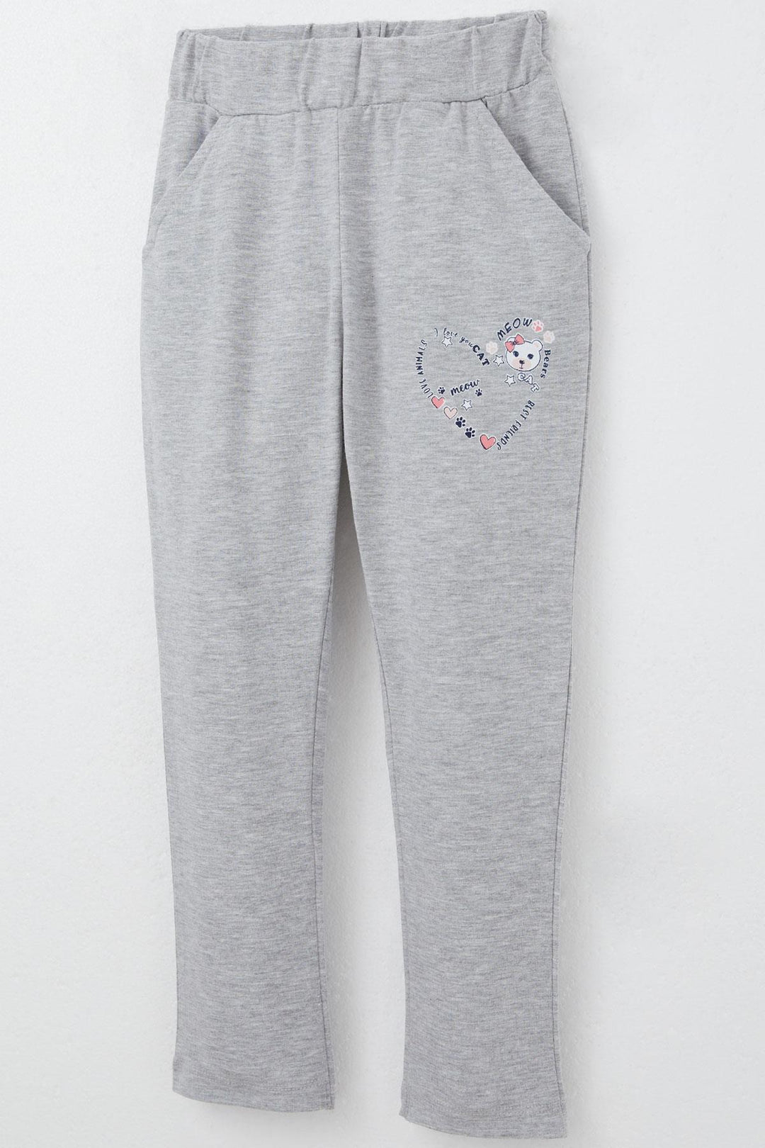 BRE Breeze Girl Child Legging Set Love Themed Cute Animal Printed 1-4 Years, Pink - Noisy-le-Grand