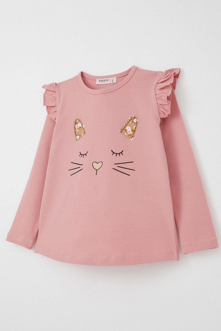 BRE Breeze Girl Child Legging Set Cute Animal Printed Floral 1.5-5 Years, Pink - Mönchengladbach