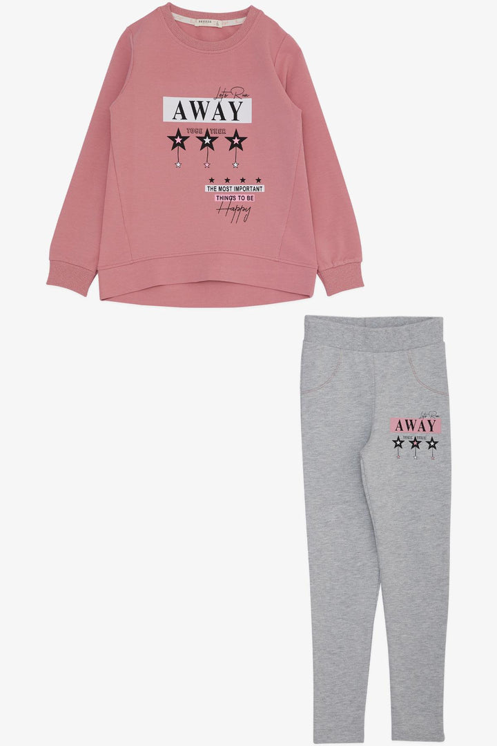BRE Breeze Girls & Boys Girls' Leggings Set with Printed Summer 62 Years, Rose Pink - Jerez de García Salinas