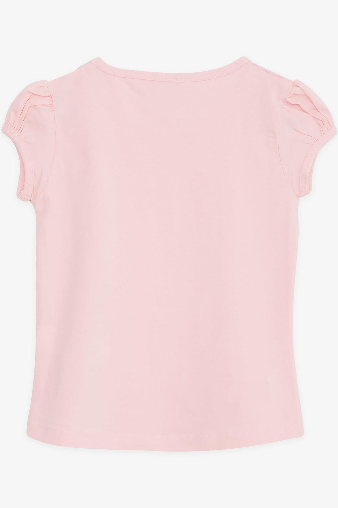 BRE Breeze Girl's T-shirt Pocket Tulle Flower Embroidered 4-9 Years, Pink - Majadahonda