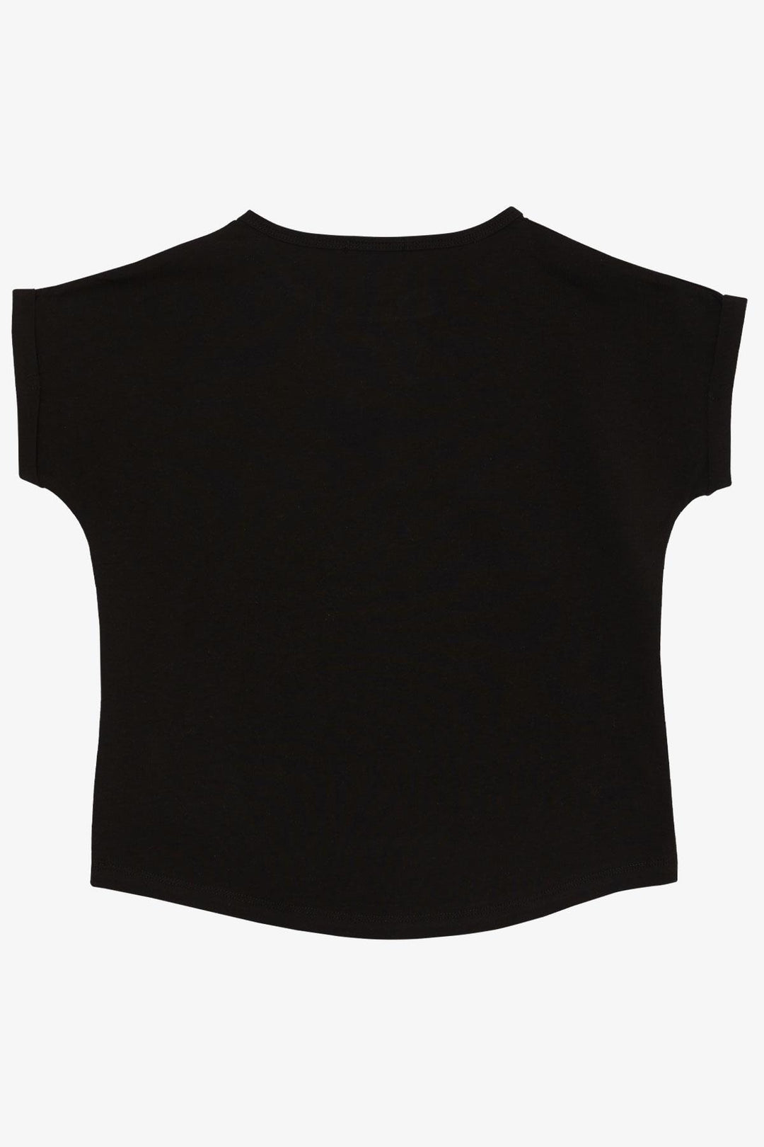 BRE Breeze Girl's T-shirt Flower & Text Printed Sequined 94 Years, Black - Eden Prairie