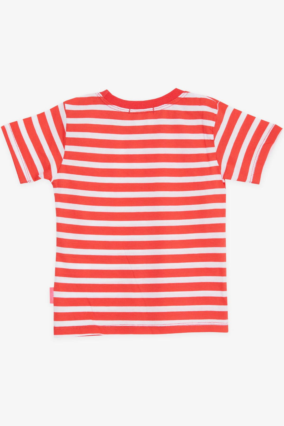 BRE Breeze Girl's Striped T-Shirt 3-7 Years, Pomegranate - Ixmiquilpan