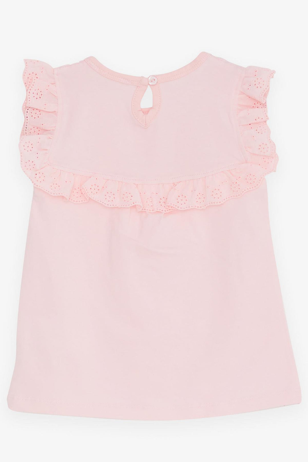 BRE Breeze Girl's T-Shirt with Fist Bow 1.5-5 Years, Pink - Istog