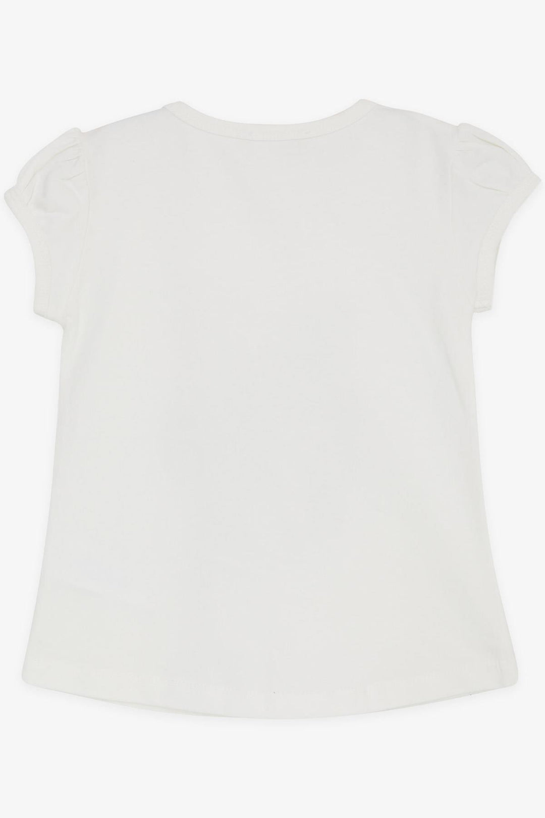 BRE Breeze Girl's T-shirt Cool Girl Printed 1.5-5 Years, Ecru - Kiryas Joel