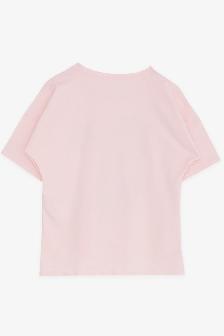 BRE Breeze Girl's T-Shirt Cool Rocker Girl Printed 96 Years, Pink - Greenville