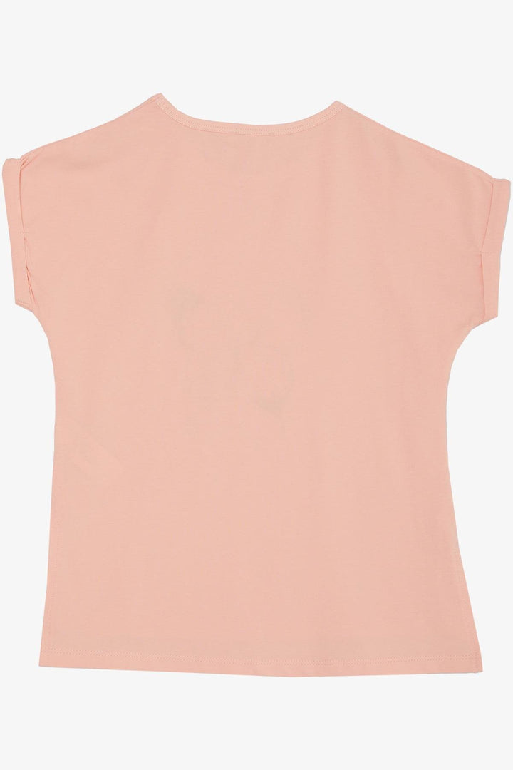 BRE Breeze Girl's T-shirt Butterfly Printed 106 Years, Pink - Ewell