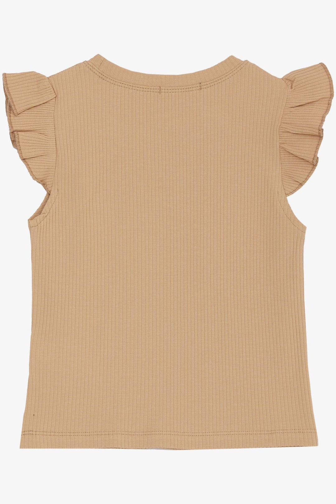 BRE Breeze Girl's T-shirt with Belt Collar Chain Accessory, 94 Years, Brown - Westchester