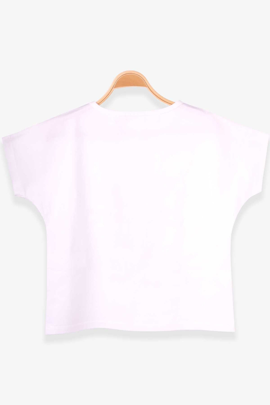 BRE Breeze Girl's T-shirt with Ribbon Print, 94 Years, Ecru - Prince Albert