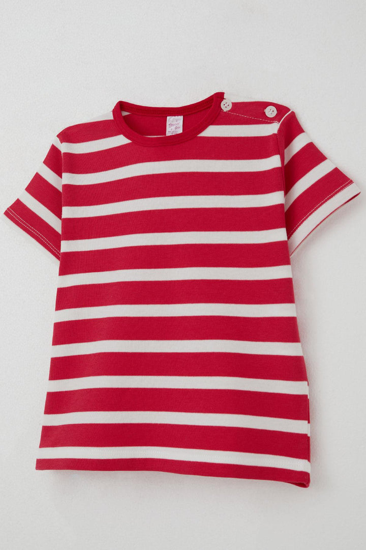 BRE Breeze Girl's T-shirt Striped 1-4 Years, Fuchsia - Chaniá