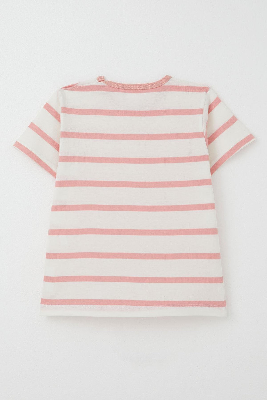 BRE Breeze Girl's T-shirt Striped 1-4 Years, Beige - Columbia